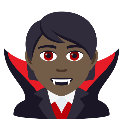 Vampir: Dunkle Hautfarbe