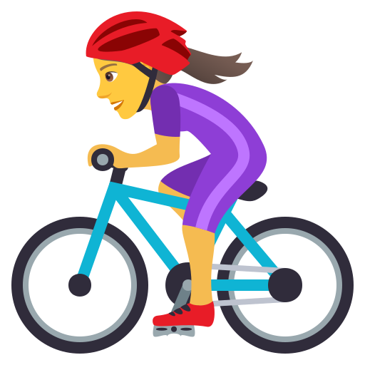 Radfahrerin