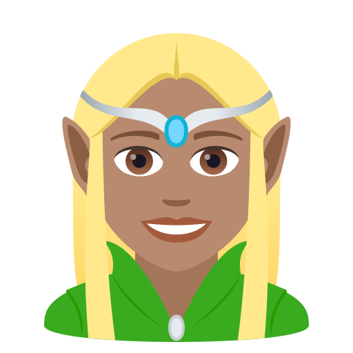 Elfe: Mittlere Hautfarbe