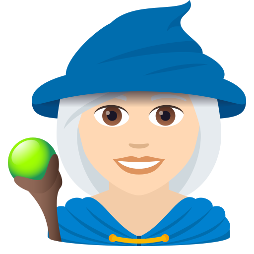 Magierin: Helle Hautfarbe