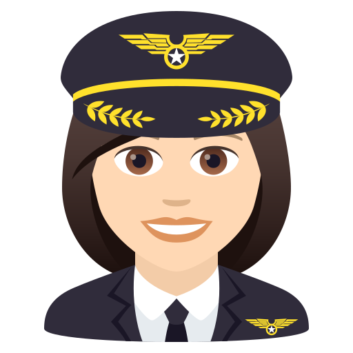 Pilotin: Helle Hautfarbe