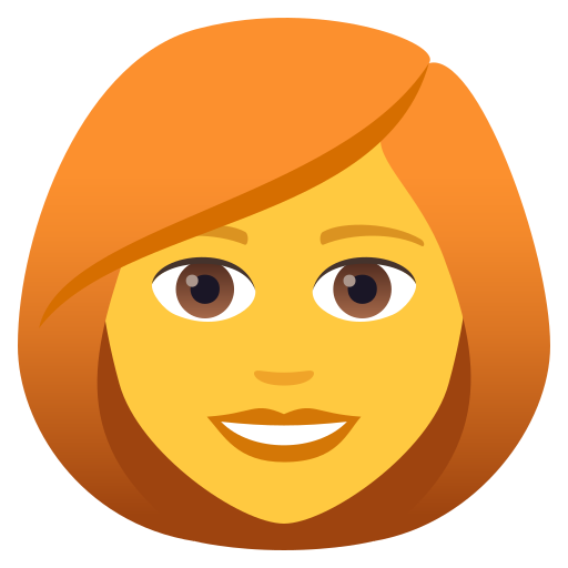 Frau: Rotes Haar