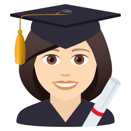 Studentin: Helle Hautfarbe