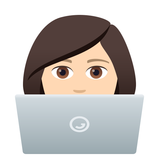 IT-Expertin: Helle Hautfarbe