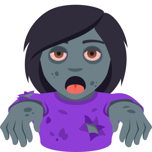 Weiblicher Zombie