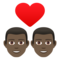 Coppia Con Cuore: Uomo, Uomo, Carnagione Scura
