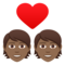 Coppia Con Cuore: Carnagione Medio-Scura
