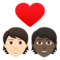 Coppia Con Cuore: Persona, Persona, Carnagione Chiara, Carnagione Scura