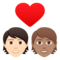 Coppia Con Cuore: Persona, Persona, Carnagione Chiara, Carnagione Media