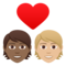 Coppia Con Cuore: Persona, Persona, Carnagione Medio-Scura, Carnagione Medio-Chiara
