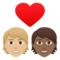 Coppia Con Cuore: Persona, Persona, Carnagione Medio-Chiara, Carnagione Medio-Scura