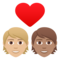 Coppia Con Cuore: Persona, Persona, Carnagione Medio-Chiara, Carnagione Media