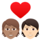 Coppia Con Cuore: Persona, Persona, Carnagione Media, Carnagione Chiara