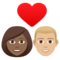 Coppia Con Cuore: Donna, Uomo, Carnagione Medio-Scura, Carnagione Medio-Chiara
