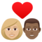 Coppia Con Cuore: Donna, Uomo, Carnagione Medio-Chiara, Carnagione Medio-Scura