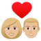 Coppia Con Cuore: Donna, Uomo, Carnagione Medio-Chiara