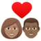 Coppia Con Cuore: Donna, Uomo, Carnagione Media, Carnagione Medio-Scura