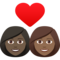 Coppia Con Cuore: Donna, Donna, Carnagione Scura, Carnagione Medio-Scura