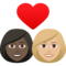 Coppia Con Cuore: Donna, Donna, Carnagione Scura, Carnagione Medio-Chiara