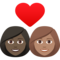 Coppia Con Cuore: Donna, Donna, Carnagione Scura, Carnagione Media