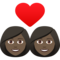 Coppia Con Cuore: Donna, Donna, Carnagione Scura