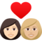 Coppia Con Cuore: Donna, Donna, Carnagione Chiara, Carnagione Medio-Chiara