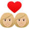 Coppia Con Cuore: Donna, Donna, Carnagione Medio-Chiara
