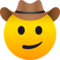 Faccina Con Cappello Da Cowboy
