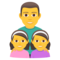 Famiglia: Uomo, Bambina, Bambina