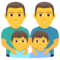 Famiglia: Uomo, Uomo, Bambino, Bambino