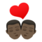 Bacio: Uomo, Uomo, Carnagione Scura