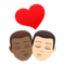 Bacio: Uomo, Uomo, Carnagione Medio-Scura, Carnagione Chiara