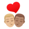 Bacio: Uomo, Uomo, Carnagione Medio-Chiara, Carnagione Media