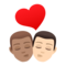 Bacio: Uomo, Uomo, Carnagione Media, Carnagione Chiara