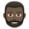 Uomo: Carnagione Scura, Barba