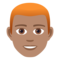 Uomo: Carnagione Media, Capelli Rossi