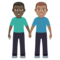 Due Uomini Che Si Tengono Per Mano: Carnagione Scura, Carnagione Media