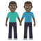 Due Uomini Che Si Tengono Per Mano: Carnagione Scura