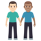 Due Uomini Che Si Tengono Per Mano: Carnagione Chiara, Carnagione Media