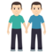 Due Uomini Che Si Tengono Per Mano: Carnagione Chiara