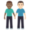 Due Uomini Che Si Tengono Per Mano: Carnagione Medio-Scura, Carnagione Chiara