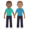 Due Uomini Che Si Tengono Per Mano: Carnagione Medio-Scura, Carnagione Media