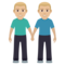 Due Uomini Che Si Tengono Per Mano: Carnagione Medio-Chiara