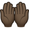 Mani Unite In Alto: Carnagione Scura