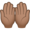 Mani Unite In Alto: Carnagione Media