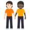 Persone Che Si Tengono Per Mano: Carnagione Chiara, Carnagione Scura