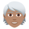 Persona: Carnagione Media, Capelli Bianchi