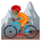 Ciclista Di Mountain Bike: Carnagione Medio-Scura