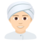 Persona Con Turbante: Carnagione Chiara