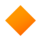 Rombo Arancione Piccolo